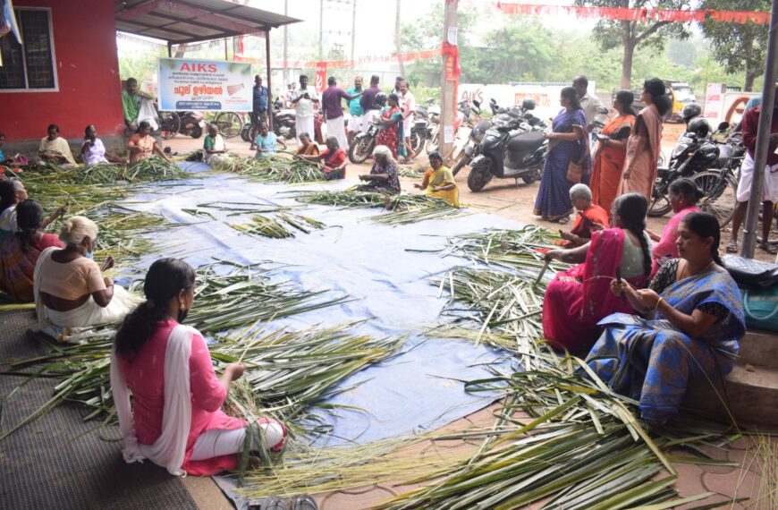 ഗ്രാമീണനന്മകള്‍ അന്യംനിന്നു പോകുന്ന ഈ കാലഘട്ടത്തില്‍ പഴമയിലേക്ക് മടങ്ങുന്ന കാഴ്ചകള്‍ക്ക് നെന്മണിക്കര വേദിയായി