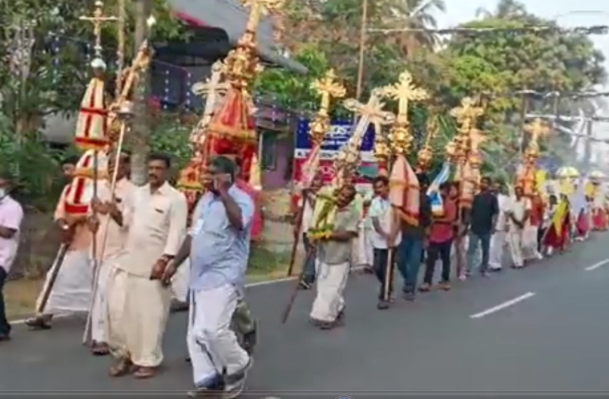 കല്ലൂര്‍ കിഴക്കെ പള്ളിയില്‍ വി. സെബസ്ത്യാനോസിന്റെ അമ്പുതിരുനാള്‍ ആഘോഷിച്ചു. 