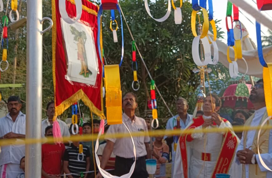 വാസുപുരം സെന്റ് ആന്റണീസ് ദേവാലയത്തിലെ വി. സെബസ്റ്റ്യാനോസിന്റെ തിരുനാളിന് കൊടിയേറി. 