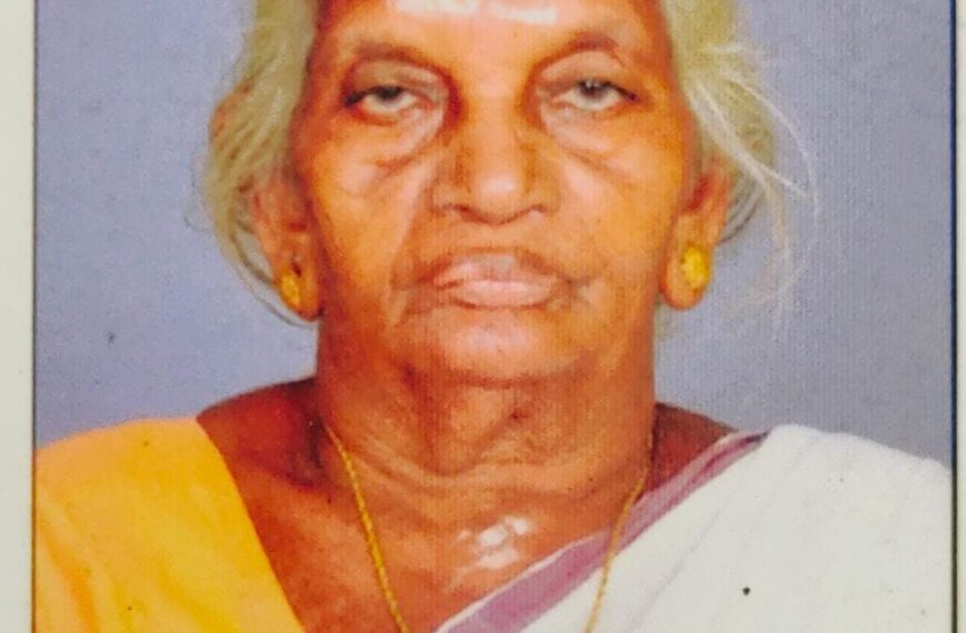 മുളങ്ങ് മഠത്തില്‍ വേലായുധന്‍ ഭാര്യ കൊച്ചുകുട്ടി (90) അന്തരിച്ചു