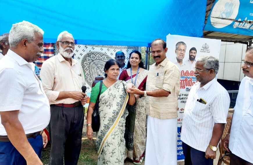 കൊടകര ബ്ലോക്ക് പെന്‍ഷനേഴ്‌സ് സഹകരണ സംഘത്തിന്റെ നേതൃത്വത്തില്‍ പുതുക്കാട് ദേശീയപാതയോരത്ത് സഹകരണ തണ്ണീര്‍ പന്തല്‍ പ്രവര്‍ത്തനം ആരംഭിച്ചു
