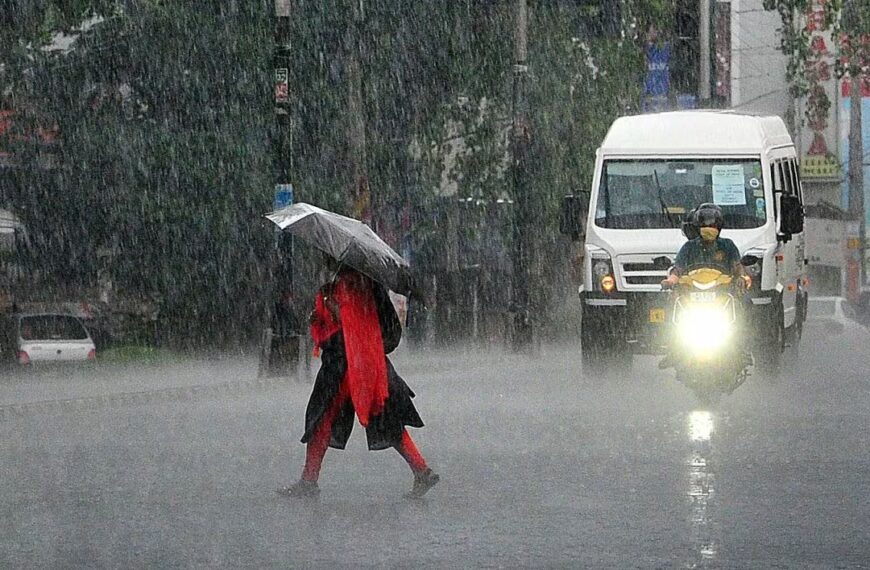 ശക്തമായ മഴയ്ക്ക് സാധ്യത