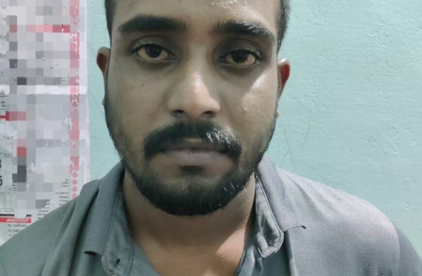 വില്‍പനയ്ക്കായി സൂക്ഷിച്ച 575 ഗ്രാം കഞ്ചാവുമായി കൊടകര സ്വദേശിയായ യുവാവിനെ പൊലീസ് അറസ്റ്റ് ചെയ്തു