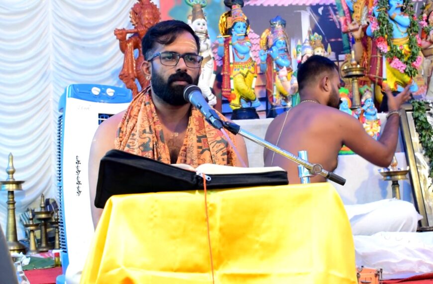 ആമ്പല്ലൂര്‍ ശ്രീകൃഷ്ണ മഹാദേവ ക്ഷേത്രത്തില്‍ നടന്നുവന്നിരുന്ന ഭാഗവത സപ്താഹയജ്ഞം സമാപിച്ചു