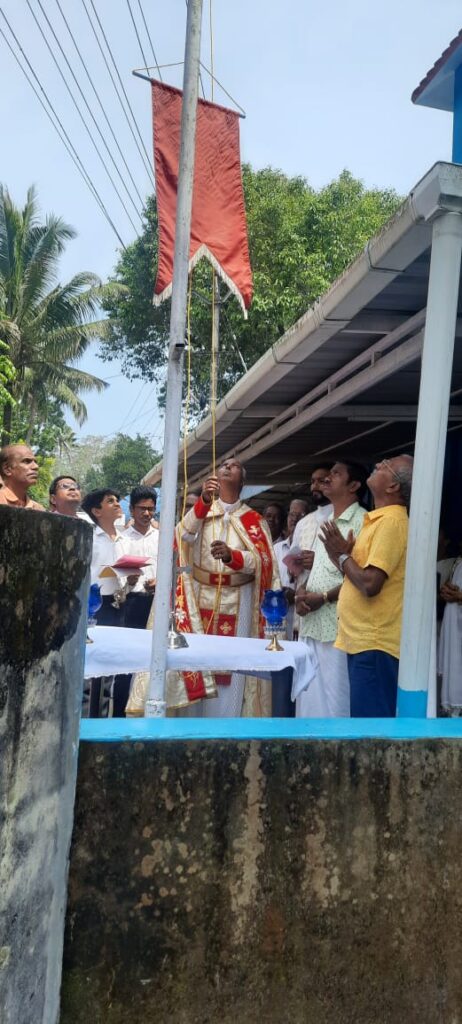 ക്രിസ്തുരാജന്റെ തിരുനാളിന് കൊടിയേറി.
