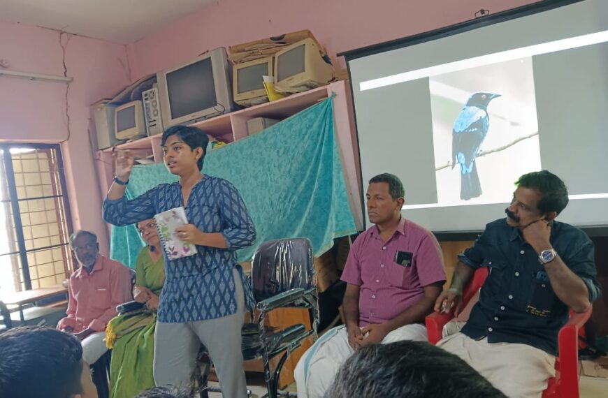 ലൂര്‍ദ്ദ്പുരം ജി യു പി സ്‌കൂളിലെ തനത് പ്രവര്‍ത്തനത്തിന്റെ ഭാഗമായി പക്ഷി നിരീക്ഷണ ക്ലാസ് സംഘടിപ്പിച്ചു