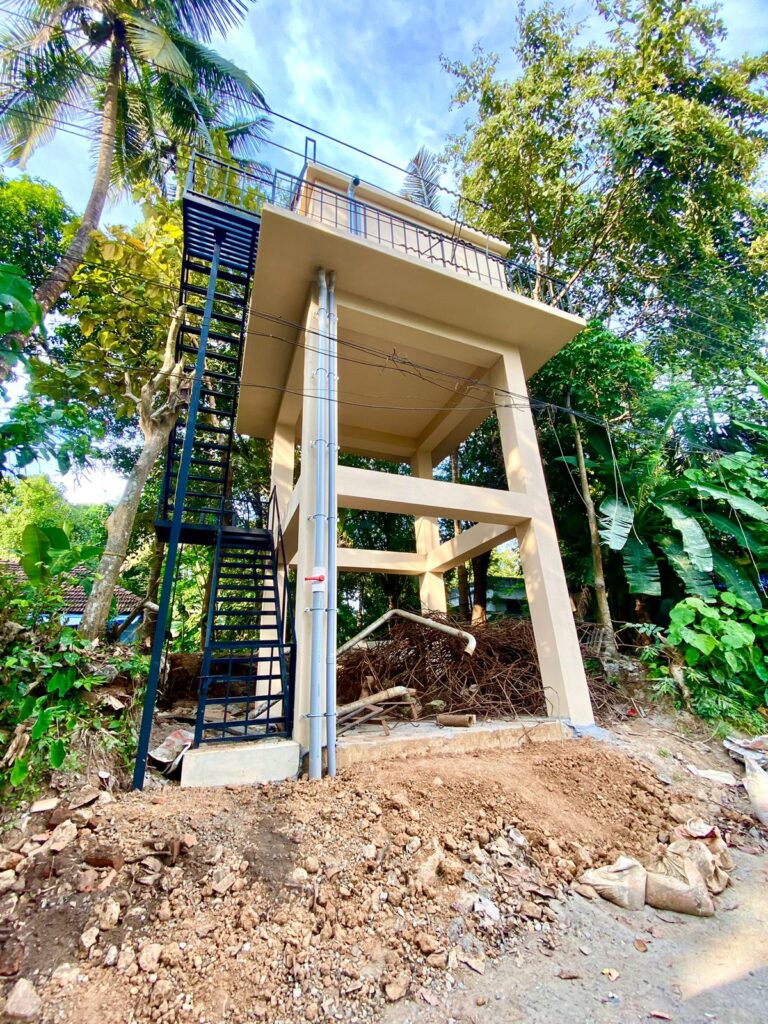 വാട്ടര്ടാങ്ക് ഉദ്ഘാടനം ചെയ്തു.