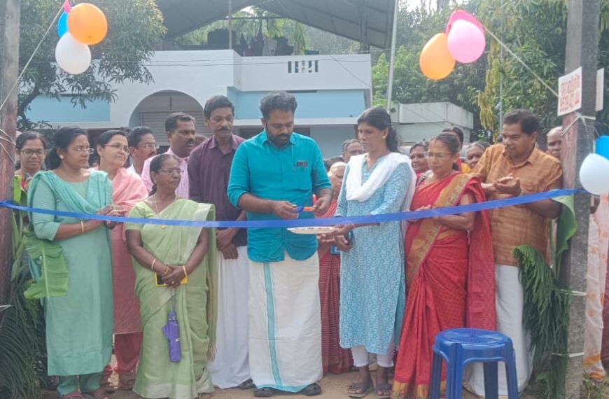 പഞ്ചായത്ത് ഭരണസമിതി 36 മാസങ്ങള്‍ പൂര്‍ത്തീകരിച്ചപ്പോള്‍ 36 പദ്ധതികള്‍ നടപ്പാക്കി വാര്‍ഷികം ആഘോഷിക്കുകയാണ് പറപ്പൂക്കര പഞ്ചായത്ത്