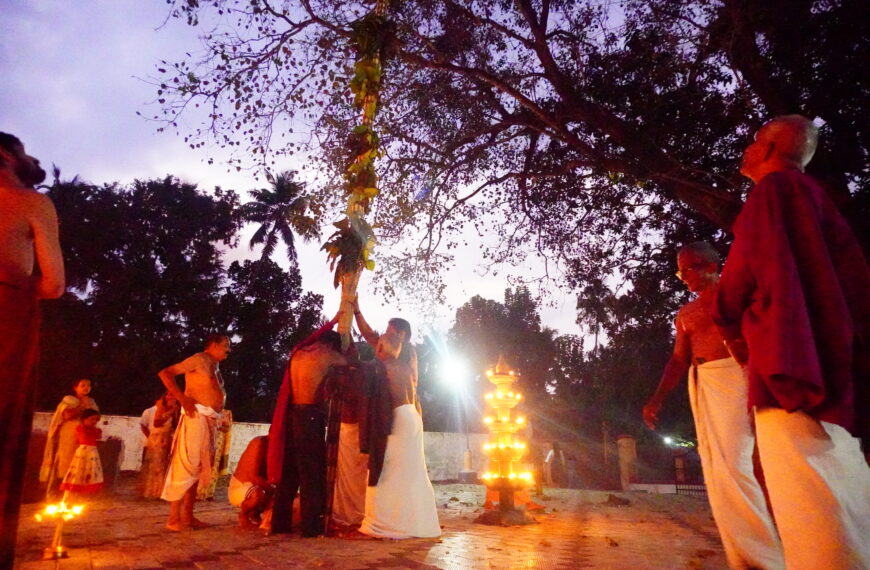 വട്ടണാത്ര പൂക്കോട് ഭഗവതിക്കാവ് ക്ഷേത്രത്തിലെ താലപ്പൊലി മഹോത്സവത്തിന് കൊടിയേറി