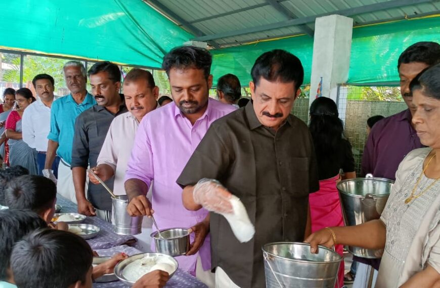 പറപ്പൂക്കര എല്‍.പി. സ്‌കൂളിലെ കുട്ടികള്‍ക്ക് ഇനി മുതല്‍ പ്രഭാത ഭക്ഷണം പഞ്ചായത്ത് നല്‍കും