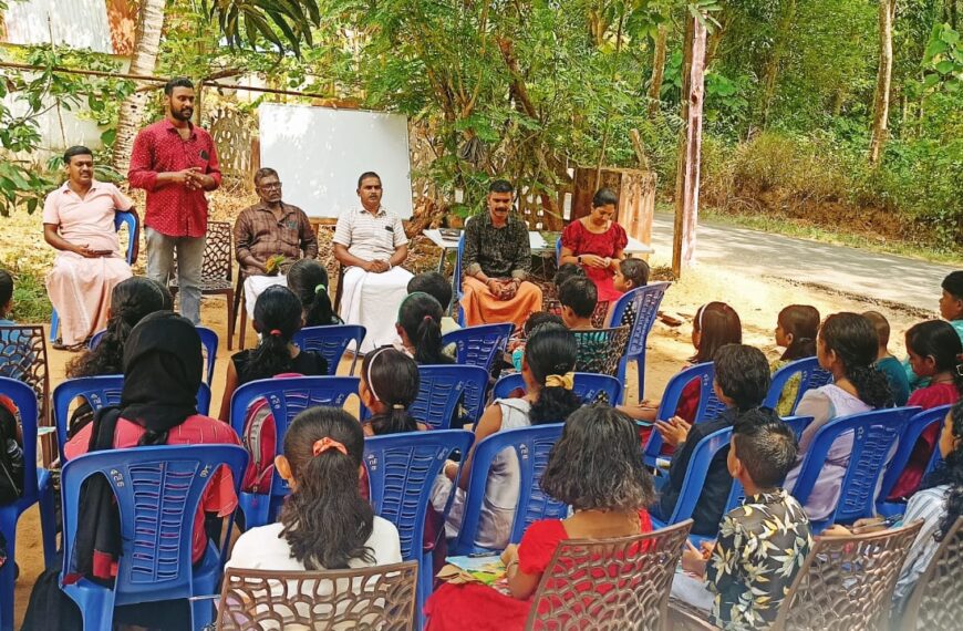 കാവല്ലൂര്‍ കവിത വായനശാലയും കവിത ആര്‍ട്‌സ് ആന്റ് സ്‌പോര്‍ട്‌സ് ക്ലബും സംയുക്തമായി ചിത്രരചന ക്യാമ്പ് സംഘടിപ്പിച്ചു