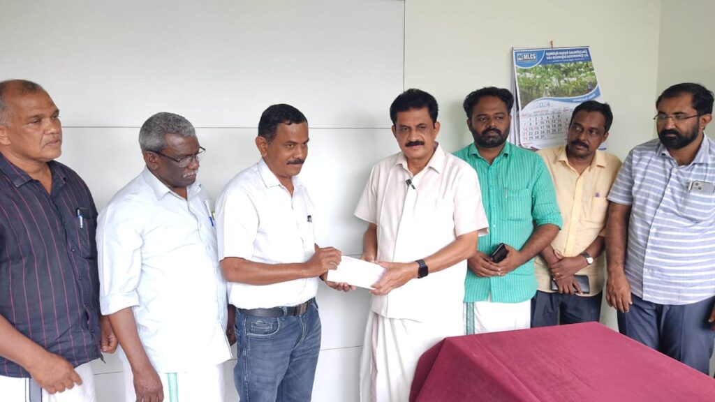 pudukad mla- kk ramachandran mla- Kerala Chief Minister's Distress Relief Fund- pudukadnews- nctv news-nctv live