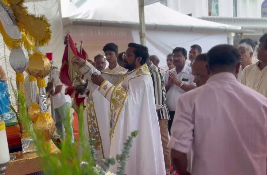 വെണ്ടോര്‍ സെന്റ് മേരീസ് പള്ളിയിലെ പരിശുദ്ധ ദൈവമാതാവിന്റെ ഊട്ടുതിരുനാള്‍ ആഘോഷിച്ചു