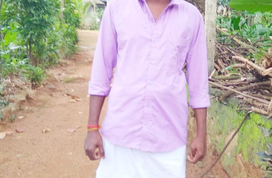 കല്ലൂര്‍ സ്വദേശിയെ കാണ്‍മാനില്ലെന്ന് പരാതി.