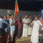 അവിട്ടപ്പിള്ളി ചാഴിക്കാട് റോഡ് സഞ്ചാരയോഗ്യമാക്കണമെന്നാവശ്യപ്പെട്ട് ബിജെപി പ്രതിഷേധ ജാഥ സംഘടിപ്പിച്ചു