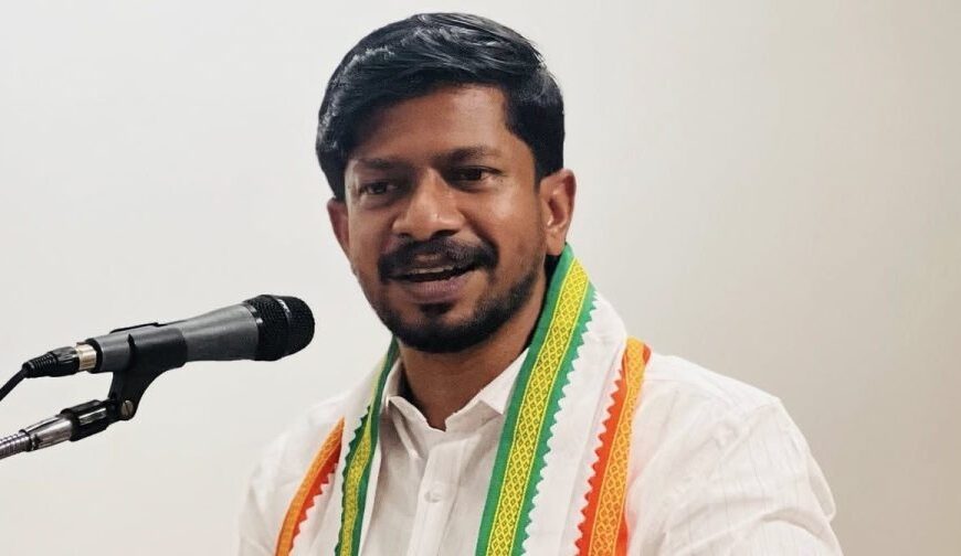 ഒ.ജെ. ജനീഷിനെ യൂത്ത് കോണ്‍ഗ്രസ് സംസ്ഥാന അധ്യക്ഷനായി തെരഞ്ഞെടുത്തു