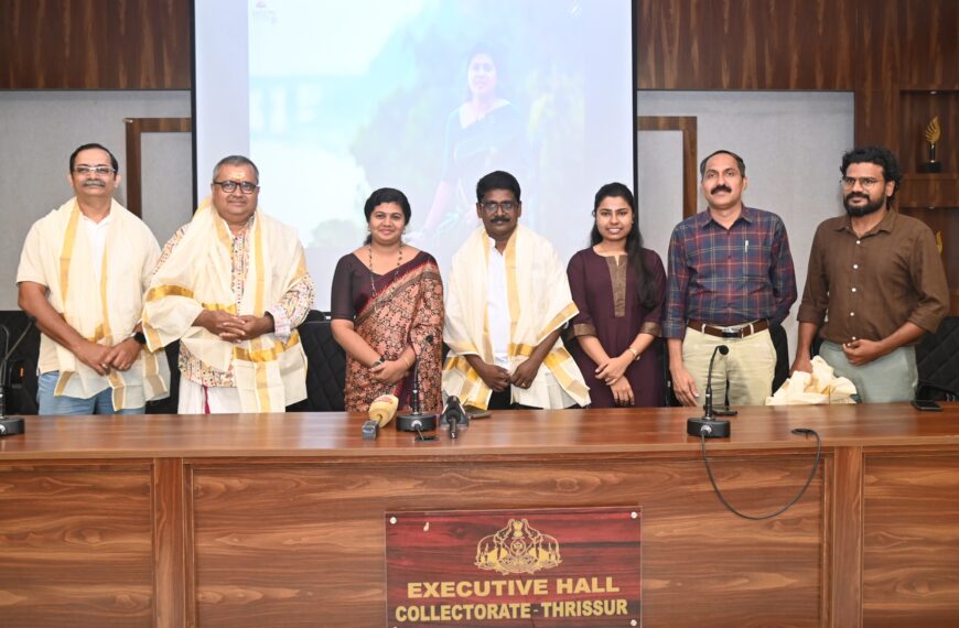 പാട്ടിലൂടെ വോട്ട് ചോദിച്ച് കളക്ടർ; തൃശൂരിൽ തരംഗമായി ശിഖ സുരേന്ദ്രന്റെ ‘സ്വീപ് സോങ്