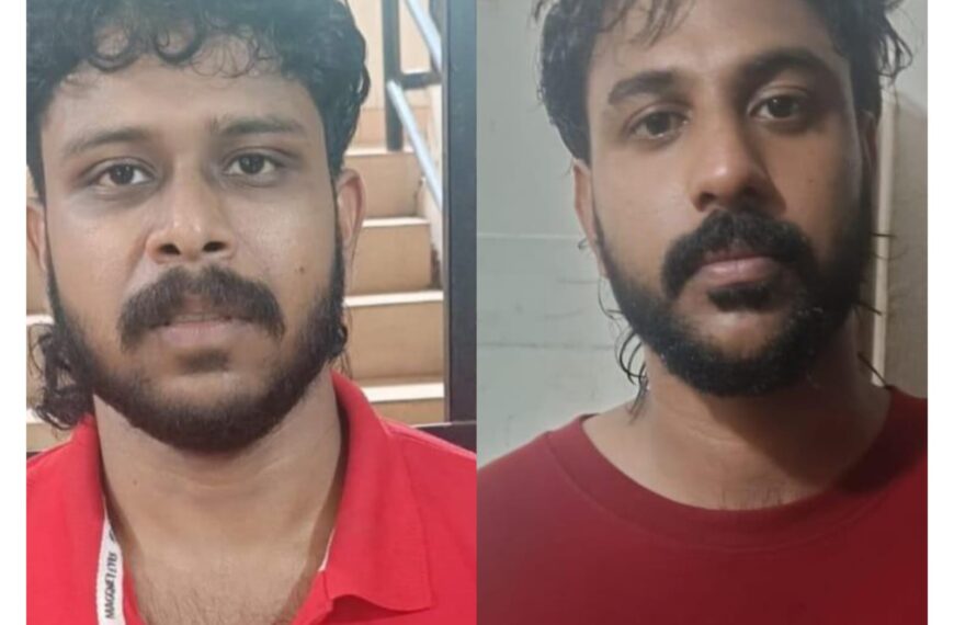 പാലിയേക്കരയിൽ വൻ എം.ഡി.എം.എ വേട്ട, രണ്ടുപേർ കുടുങ്ങി!