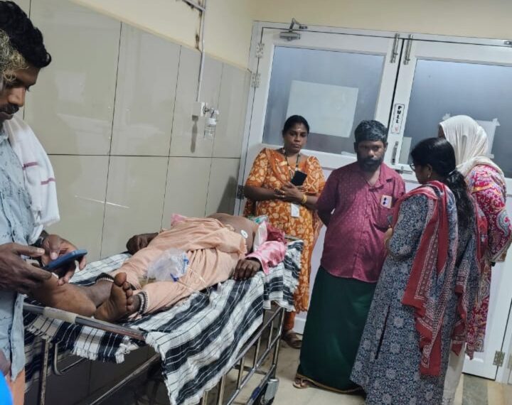 കാട്ടാനാക്രമണം: പരുക്കേറ്റ ഊരുമൂപ്പനെ ജനപ്രതിനിധികള്‍ സന്ദര്‍ശിച്ചു