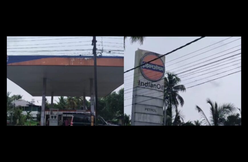 വരന്തരപ്പിള്ളിയിൽ പെട്രോൾ പമ്പ് പൂട്ടുപൊളിച്ച് മോഷണം; 16,000 രൂപ കവർന്നു, സിസിടിവി ദൃശ്യങ്ങൾ പുറത്ത്