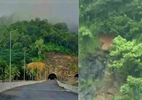 കുതിരാൻ തുരങ്കത്തിന് മുന്നിൽ മണ്ണിടിച്ചിൽ ഭീഷണി; ഗതാഗത നിയന്ത്രണം ഏർപ്പെടുത്തി