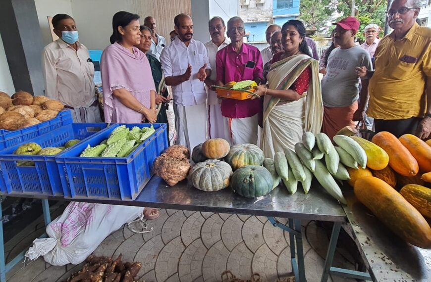 അളഗപ്പനഗറിൽ കൃഷിഭവൻ ഓണച്ചന്തയ്ക്ക് തുടക്കം