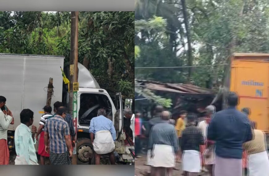 ചേലക്കോട് മിൽമ ടാങ്കർ ലോറി അപകടം; രണ്ട് പേർ മരിച്ചു