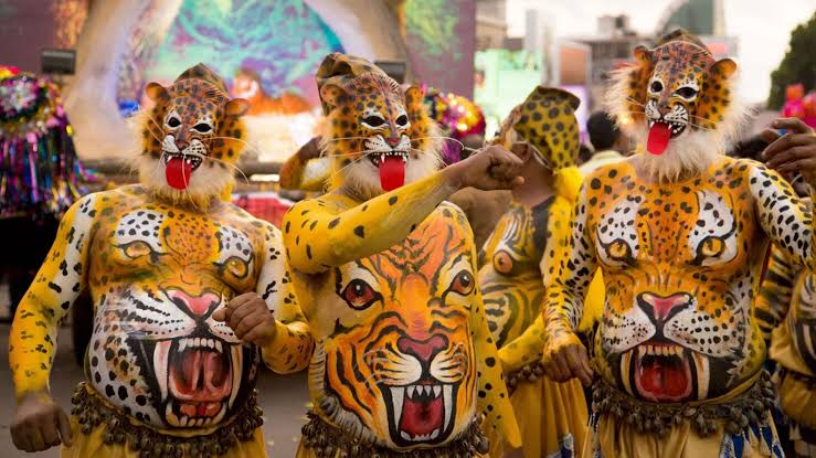 പുലിക്കളിക്കൊരുങ്ങി തൃശൂർ നഗരം; ഇന്ന് ഉച്ചതിരിഞ്ഞ് മുതൽ കർശന ഗതാഗത നിയന്ത്രണങ്ങൾ